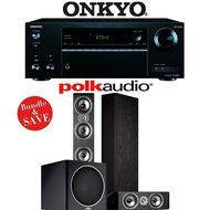 Onkyo TX-NR555 7.2-Channel Network A/V Receiver + Polk Audio TSi 500 + Polk Audio CS10 + Polk Audio PSW110 - 3.1...