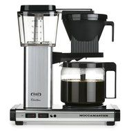 Moccamaster KBG 741 10-Cup Coffee Brewer with Glass Carafe, Polished Silver N4