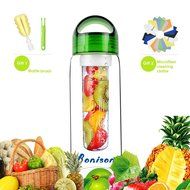 limited Time Promotion Bonison Stylish Tritan Fruit Infuser Water Bottle, Leak Proof, Trendy Durable with Handle... N36