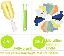 limited Time Promotion Bonison Stylish Tritan Fruit Infuser Water Bottle, Leak Proof, Trendy Durable with Handle... N37