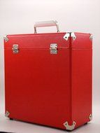 SW-B18 12 Inch Retro Vintage leather LP Vinyl Record Carry Case (Turquoise) N11