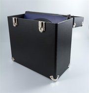SW-B18 12 Inch Retro Vintage leather LP Vinyl Record Carry Case (Turquoise) N12