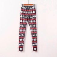 PHOTNO Casual Women Lady Skinny Geometric Print Stretchy Jegging Pants Slim Leggings N131