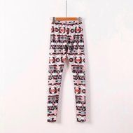 PHOTNO Casual Women Lady Skinny Geometric Print Stretchy Jegging Pants Slim Leggings N132