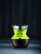 Bodum 11592-565 Pour Over Coffee Maker with Permanent Filter, 17 oz, Green N4