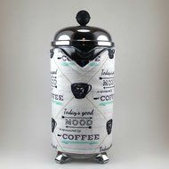 French Press Cozy Cover, Cafetiere Cosy, 8 cup, Insulated, Coffee Themed N4