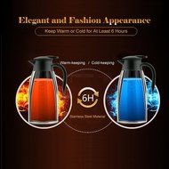 Thermal Carafe 68Oz Stainless Steel Double Walled Insulated Vacuum Thermos with Lid for Coffee Tea By Velcare N5