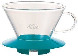 Kalita Wave Dripper 185 series glass [2-4] people for peppermint green # 05 069 (japan import)
