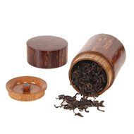 Tea Storage Tin, Coffee Tin, Tea Container, Spice Storage, Japanese Wooden, Multi-Purpose Kitchen Storage Container... N8