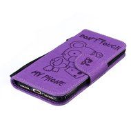 iPhone 7 Case, iPhone 7 Wallet Case,PHEZEN Beauty Flower Girl Cat Design PU Leather Wallet Case Stand Flip Case... N60