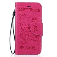 iPhone 7 Case, iPhone 7 Wallet Case,PHEZEN Beauty Flower Girl Cat Design PU Leather Wallet Case Stand Flip Case... N61