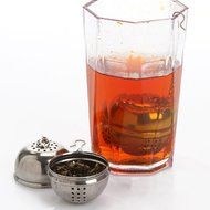 Generic 1pcs Tea Strainer Stainless Steel Tea Ball Sphere Locking Spice Mesh Infuser Filter