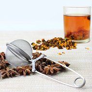 Home Product 2pcs/set Loose Spring Spoon Tea Mesh Ball Infuser Filter Teaspoon Squeeze Creative Strainer Metal... N5
