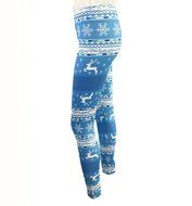PHOTNO Women Skinny Christmas Elk Print Stretchy Pants Slim Leggings N22