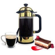 French Coffee Press - 8 Cup/4 Mug Stainless Steel Coffee & Tea Maker. 1 Liter | 34 Oz Coffee and Tea Pot With... N6