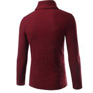 Men's Shirt,Laimeng Polyester Fashion Casual High-collar Men's Sweaters Tops Blouse (XXL, Gray) N5