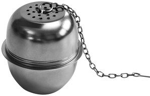 Fackelmann 49129 1, 6x1, 8" Of Stainless Steel Tea Infuser With Cup, Silver N2