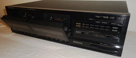 Pioneer CT-W330 Recordable Stereo Dual Cassette Tape Deck -With Deck II Control N6