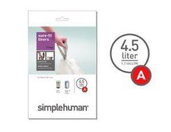 Simplehuman Bin Trash Can Bags Liners New 50-60l Litres Size P Box Pack of 20
