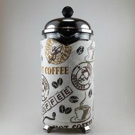 Coffee Theme, French Press Cozy Cover, 8 cup N4