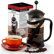 French Press Coffee Maker and Stainless Steel Coffee Scoop Set | 34 Oz | By Savvy Coffee N6