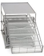 Lipper International 8670G In-Cabinet Coffee Pod Drawer, Grey N2