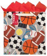 The Gift Wrap Company Gift Bags (Set of 6), All Star, Large, Multicolor N2