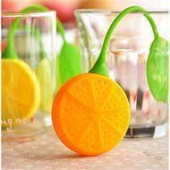 GOOTRADES Lemon Shaped Silicone Perforated Tea Filter Infuser (pack of 2) N4