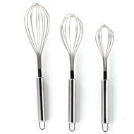 Boom Stainless Steel Whisk, Kitchen Whisk, Balloon Whisk Set, Wire Whisk, Egg Frother, Milk & Egg Beater Blender...