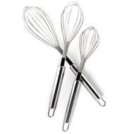 Boom Stainless Steel Whisk, Kitchen Whisk, Balloon Whisk Set, Wire Whisk, Egg Frother, Milk & Egg Beater Blender... N3