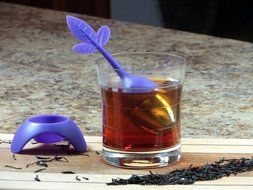 Two Trees Co. Best Tea Infuser - Stylish Loose Leaf Strainer Filter - Durable Silicone and Stainless Steel - Drip... N12