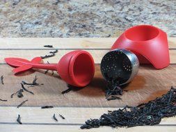 Two Trees Co. Best Tea Infuser - Stylish Loose Leaf Strainer Filter - Durable Silicone and Stainless Steel - Drip... N13
