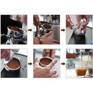 Bluefun Coffee Tamper Stainless Steel Flat Base Wood Grip Handle Barista Espresso Tamper (51mm) N3