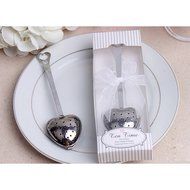 chendongdong 1pcs Heart Shaped Tea Infuser Spoon Strainer Stainless Steel Steeper Handle Shower N8