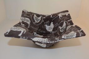 Microwave Bowl Cozies // Set of 3 // 1 Small Bowl Cozy // 1 Medium Bowl Cozy // 1 Dinner Plate Cozy // Locally... N8