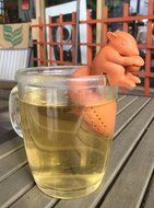The Adorable Loose Leaf Silicone Tea Infuser Set of 5 by SunKewl with Gift Box N13