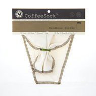 CoffeeSock ColdBrew Kit- Reusable Organic Cotton Filter and Jar (KIT32) N10