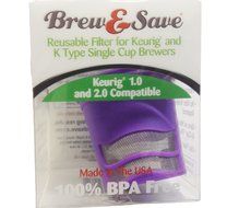 Brew and Save Refillable K Cup for Keurig Brewers, 8-Count N8