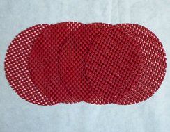Jar Grippers 5-1/2" Round Multi-purpose Non Slip Rubber Lid Opener (8 Pack) N5