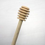 LC Wooden Long Handle Honey Stir Bar Dipper Stick Honey Jar Pot Dispense N3