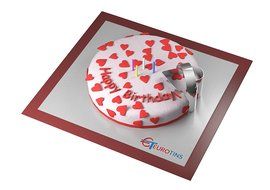 Heart Shape Steel Cookie Cake Slicer / Cutter 3” Deep with Handle N4