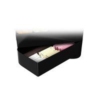 Mind Reader "Eclipse" 24 Capacity Single Serve Coffee Pod and Condiment Holder with Swing-Out Drawers, Black N7