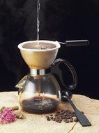 Yama Glass 18 oz Coffee/Tea Sock Pot (Sock Included) N2