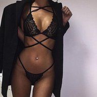 Underwear sets ，Beautyvan Comfortable Fashion Women Translucent Underwear Sheer Lace Frenum Strap Lingerie Bra... N5