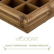 WOODART Wooden Capsule Storage - Single serve coffee pod holder, keurig K-Cup/ Verismo/ Dolce Gusto - Sleek and... N16