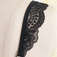 Bra Top ，Beautyvan Comfortable Hollow Translucent Sheer Lace Strap Lingerie Bra (L, Black) N7