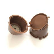 3pcs/pack Plastic Refillable Reusable Coffee Capsule Compatible with Dolce Gusto Machine Compatible with Mini... N5