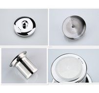 Glass Teapot with Stainless Steel Infuser and Lid,26oz/750ml Borosilicate Ultralight High Heat Resistance Teapots... N7