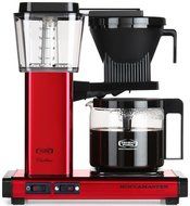 Moccamaster KBG 741 10-Cup Coffee Brewer with Glass Carafe, Polished Silver N10