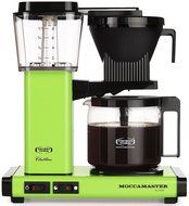 Moccamaster KBG 741 10-Cup Coffee Brewer with Glass Carafe, Polished Silver N11